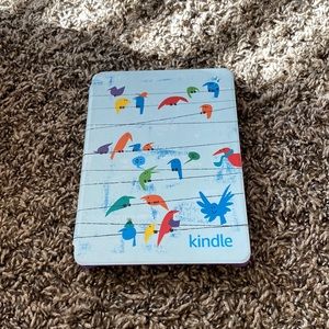 Amazon Kindle with case and charger